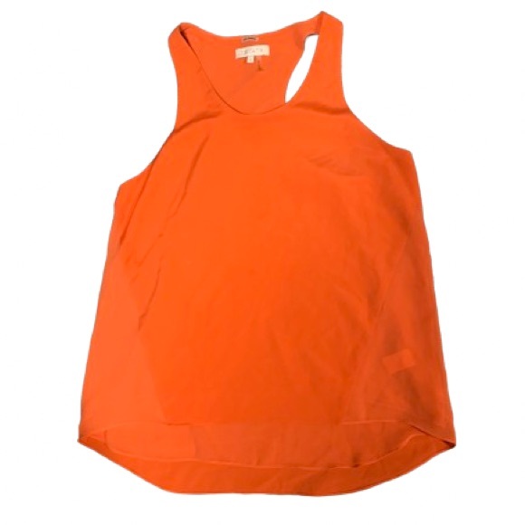 1. STATE Orange layered tank top - Picture 1 of 3